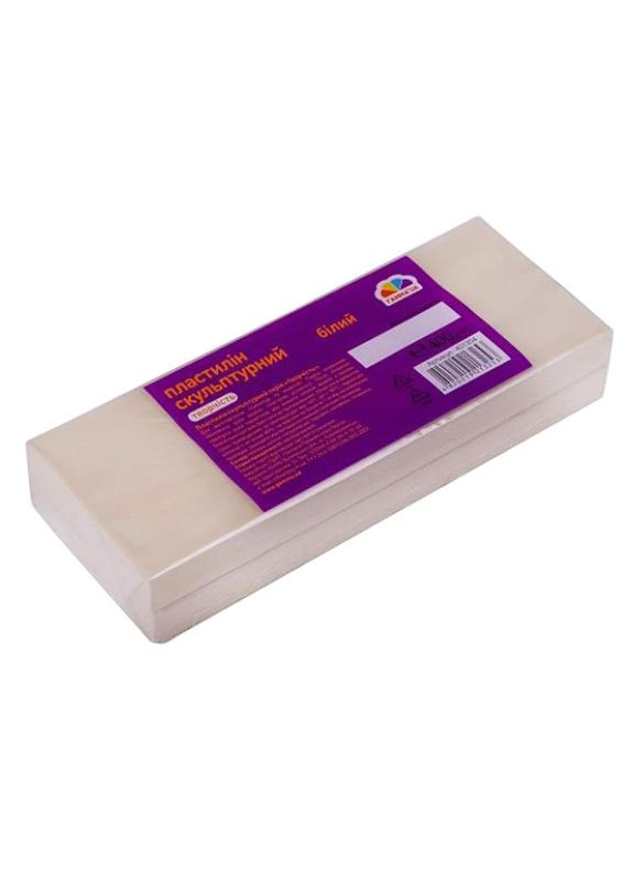 Пластилін скульптурний 401304 білий, 400 грам ГАММА'UA (331770146)