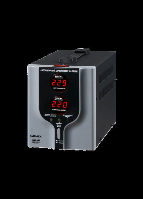 Стабілізатор RDX-1000, релейний цифровий, 700Вт Gemix (329840075)