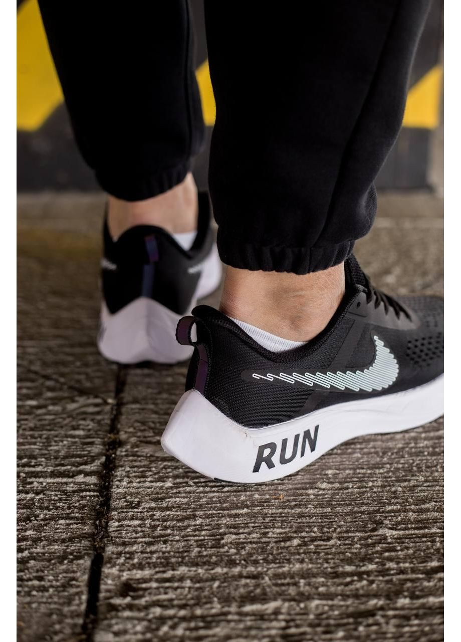 КРОССОВКИ ЖЕНСКИЕ NIKE ZOOM VAPORFLY 3 BLACK WHITE НАЙК АИР ЗУМ No Brand чёрные демисезоны (367168443)