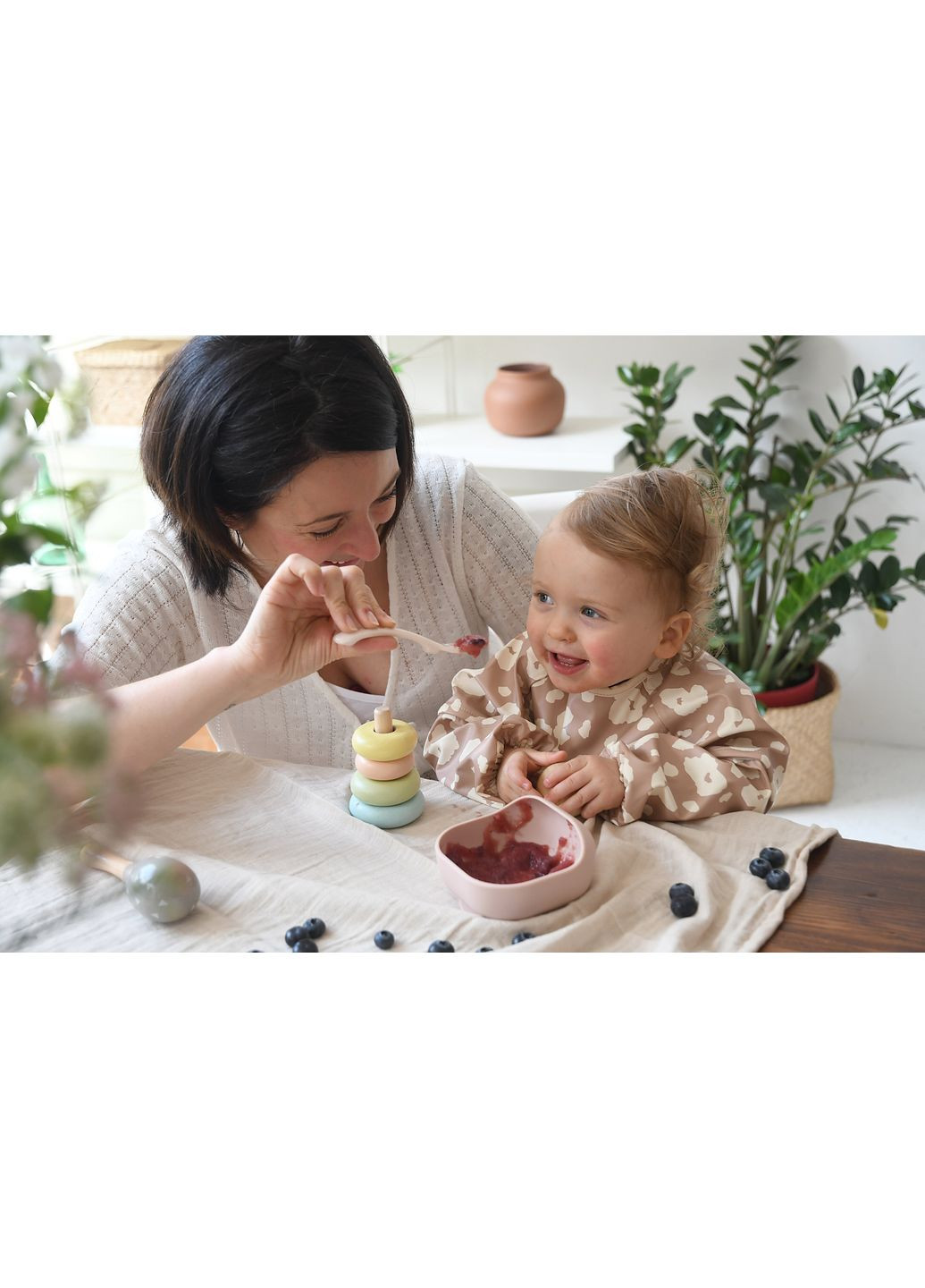 Миска силіконова на присосці з бортиком 350 мл, арт. 913612 Beaba (370271558)