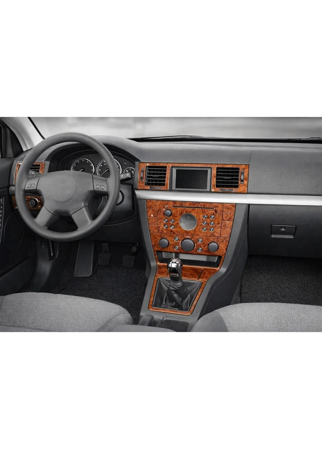 Накладки на панель Алюміній для Opel Vectra C 2002-2008 рр Meric (389057556)