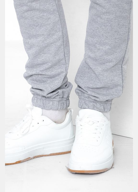 Серые повседневный демисезонные брюки No Brand