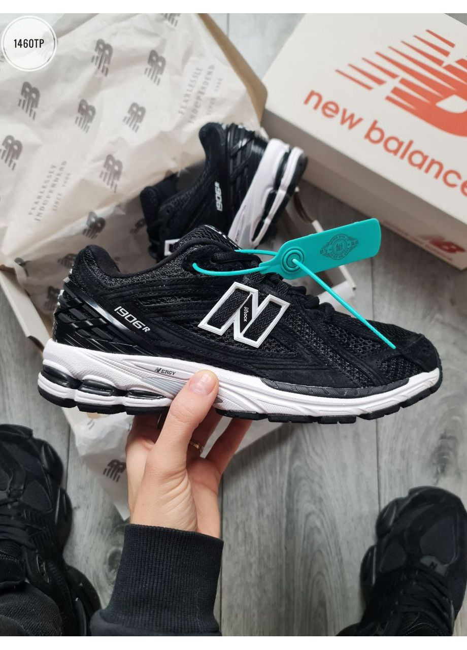 КРОССОВКИ ЖЕНСКИЕ NEW BALANCE 1906R BLACK / WHITE НЬЮ БЕЛАНС 1906R No Brand чёрные демисезоны (367172966)