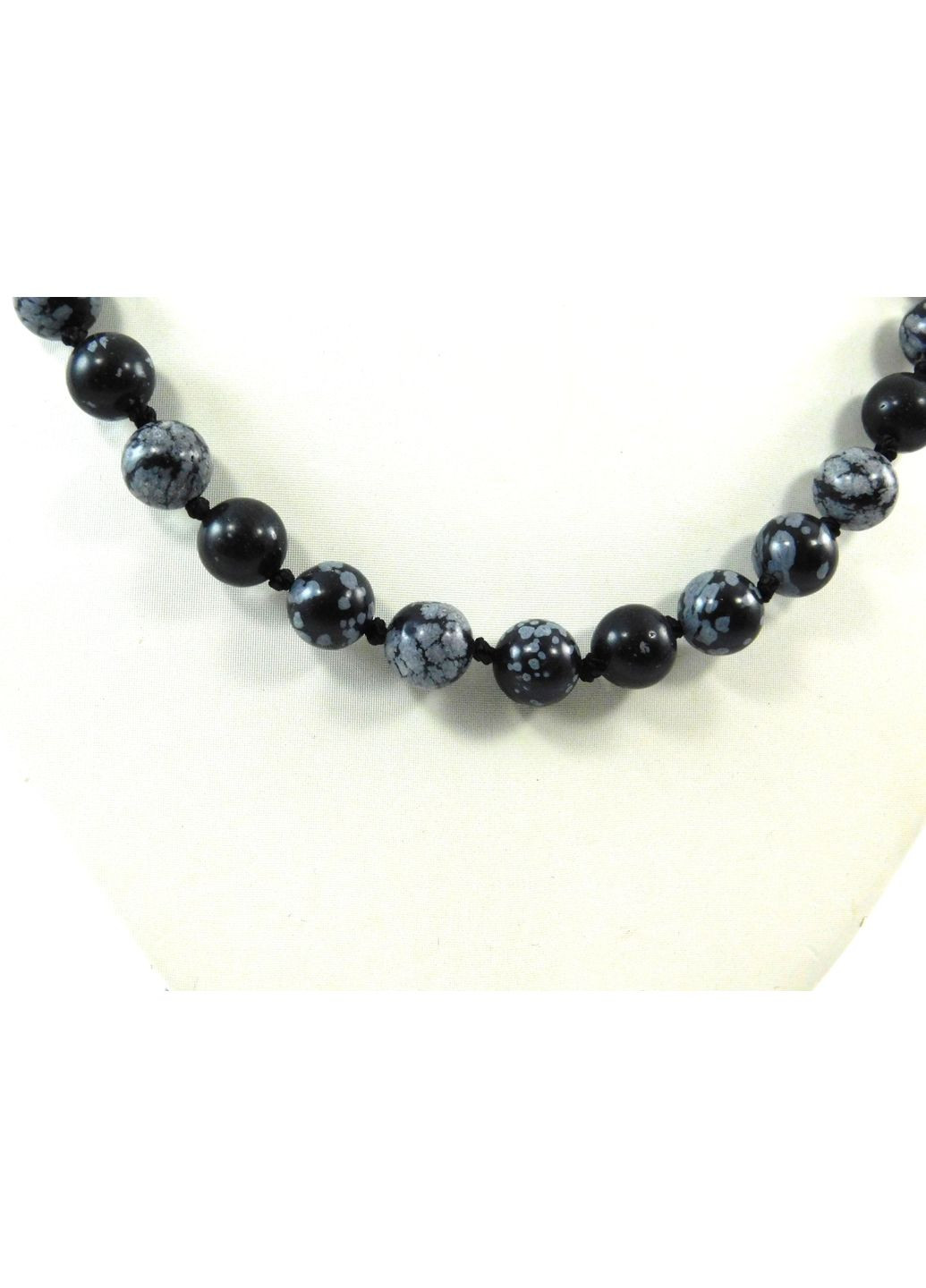 Эксклюзивное ожерелье Обсидиан Fursa fashion (322316501)