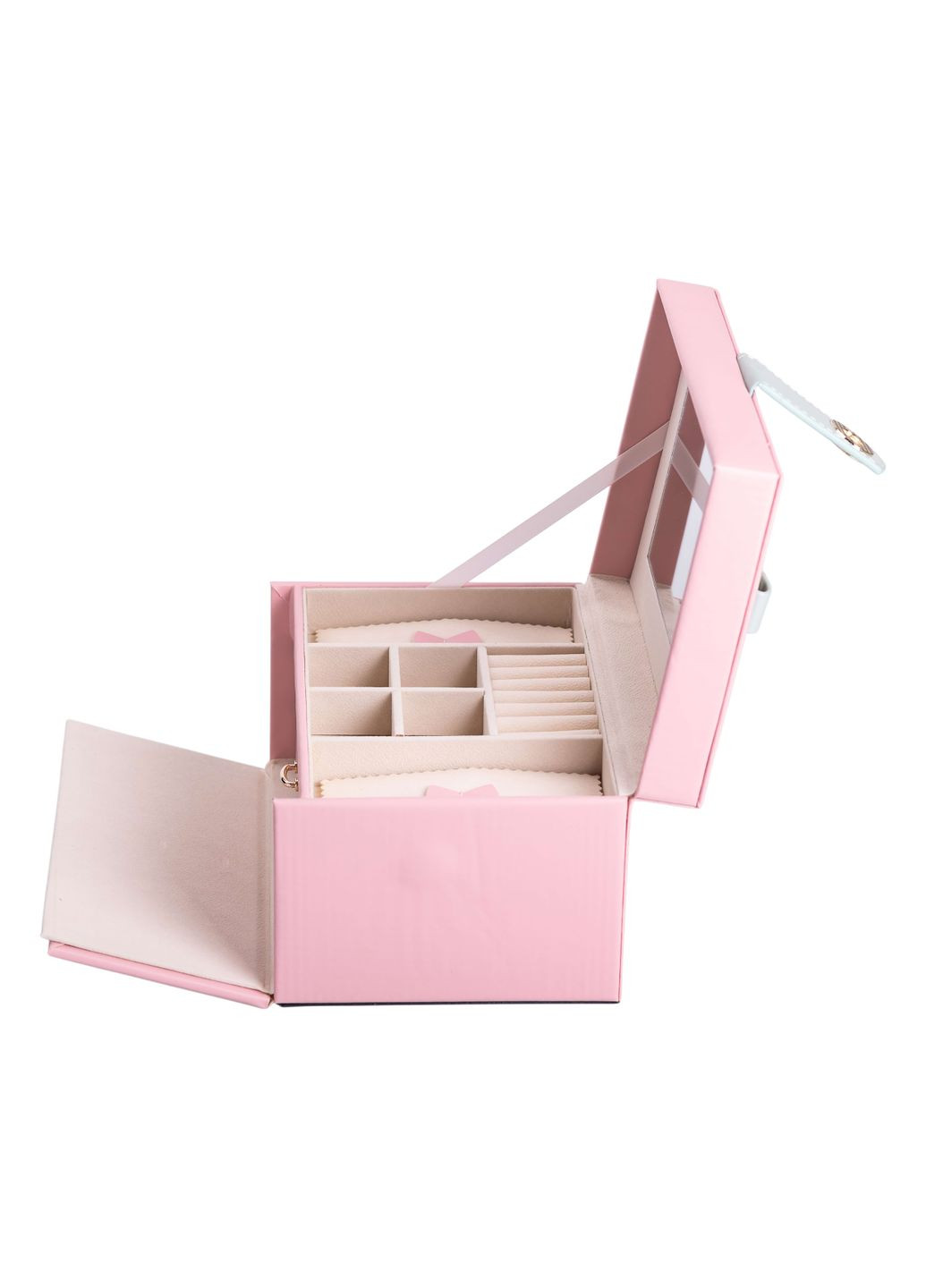 Кейс-скринька для прикрас на кнопці 22,5х15,5х13 см, Yiwu (328440536)