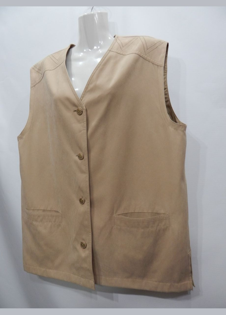 Жилет жіночий демісезонний на підкладці р. 54-56 079R (тільки в зазначеному розмірі, тільки 1 шт.) No Brand (317352886)