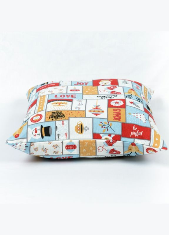 Декоративна подушка з принтом Новорічний декор 45*45 см Hanna (329998993)