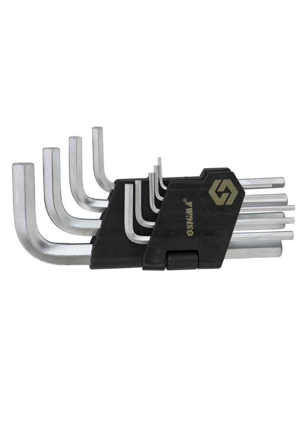 Ключі шестигранні 1.5-10мм 9шт CrV (короткі) 4022011 ТМ Sigma (304760613)