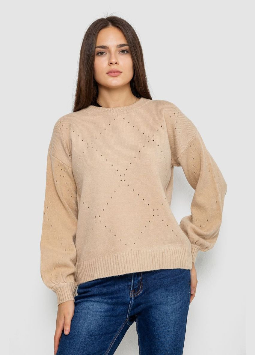 Светло-бежевый демисезонный свитер женский Ager 244R2026-8