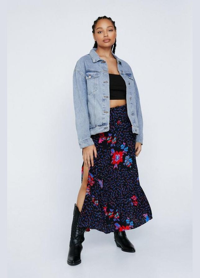 Черная юбка Boohoo