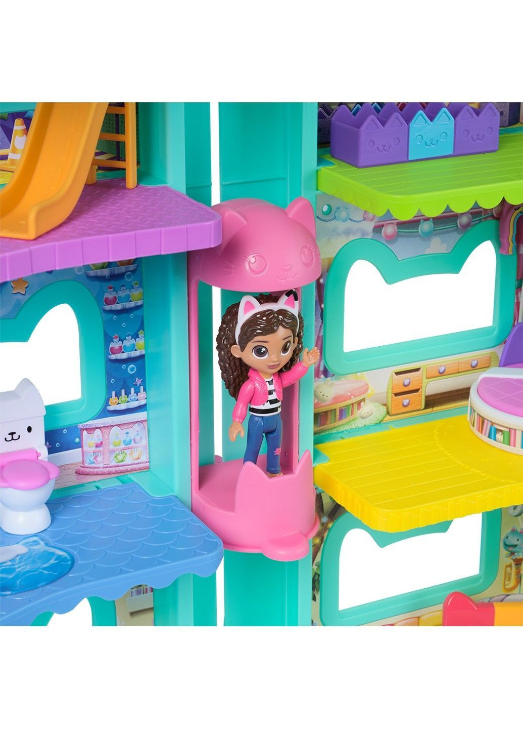 Кукольный домик Габби в кино: Игровой набор "Беспоконый домик Габби" Gabby's Dollhouse (365876242)