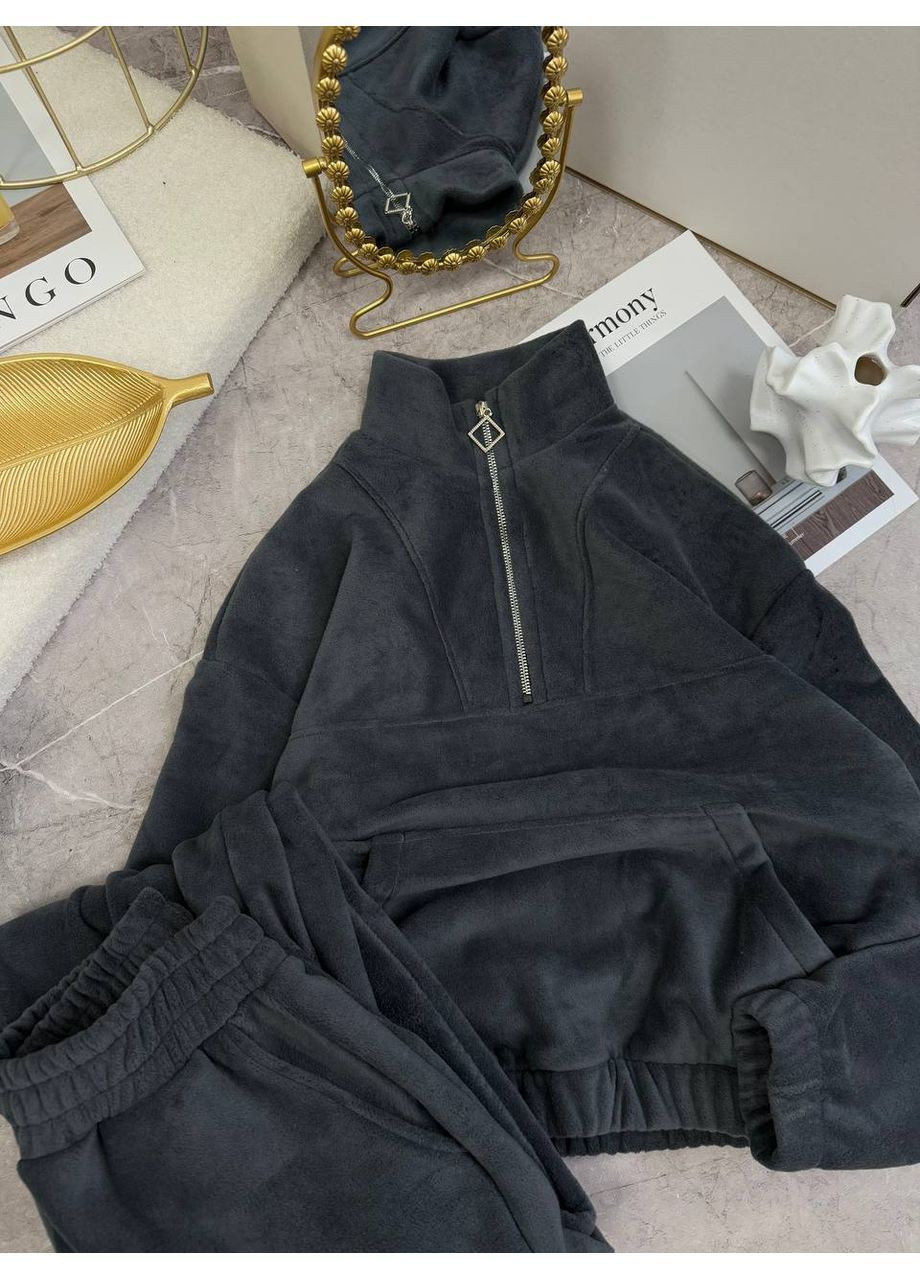 Удобный женский спортивный костюм из флиса No Brand (365805018)