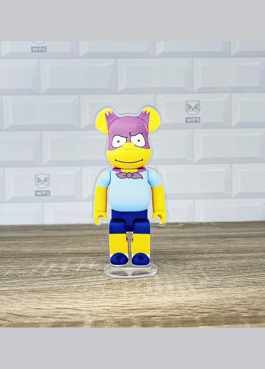 Акрилова колекційна фігурка Bearbrick The Simpsons Bartman No Brand (339619540)