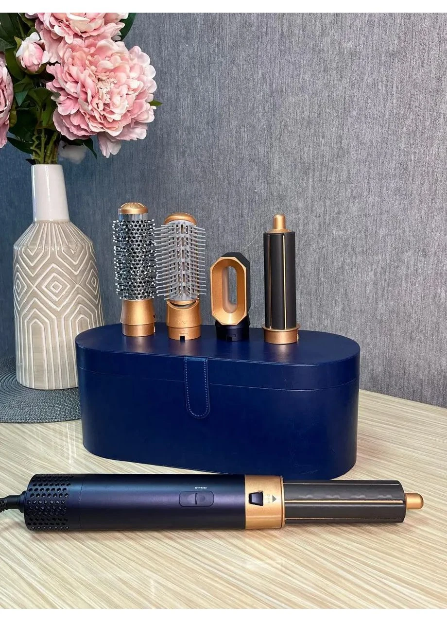 Стайлер 5в1 HAIR BRUSH Styler + Коробка с функциями объема, выпрямление No Brand (391033721)