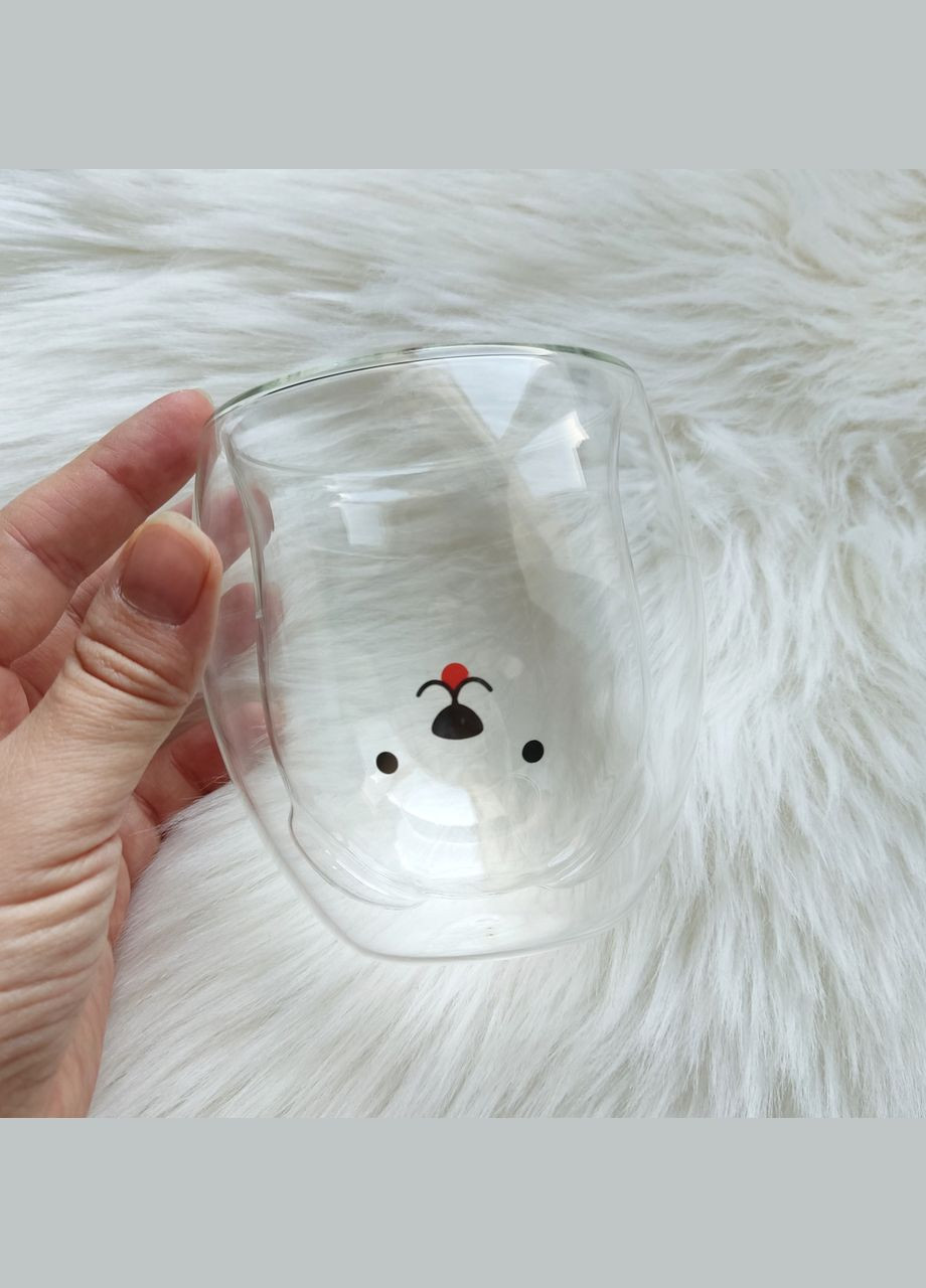 Стакан c подвійними стінками Подвійним дном Ведмедик 250 ml cup003 Finding (316249235)