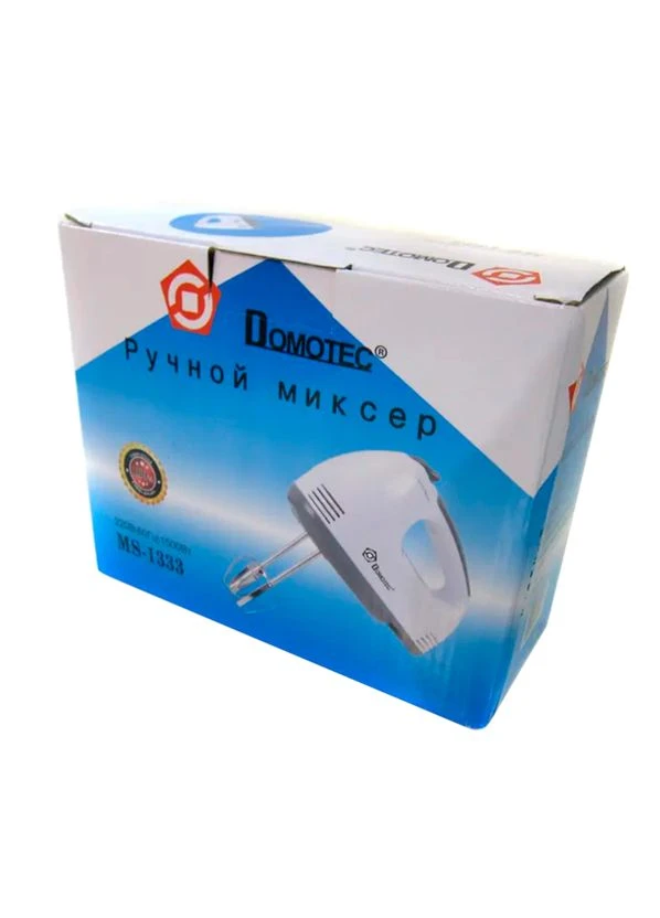 Міксер ручний 7 швидкостей MS-1333 білий 1500W (MS 1333_220) Domotec (393251786)