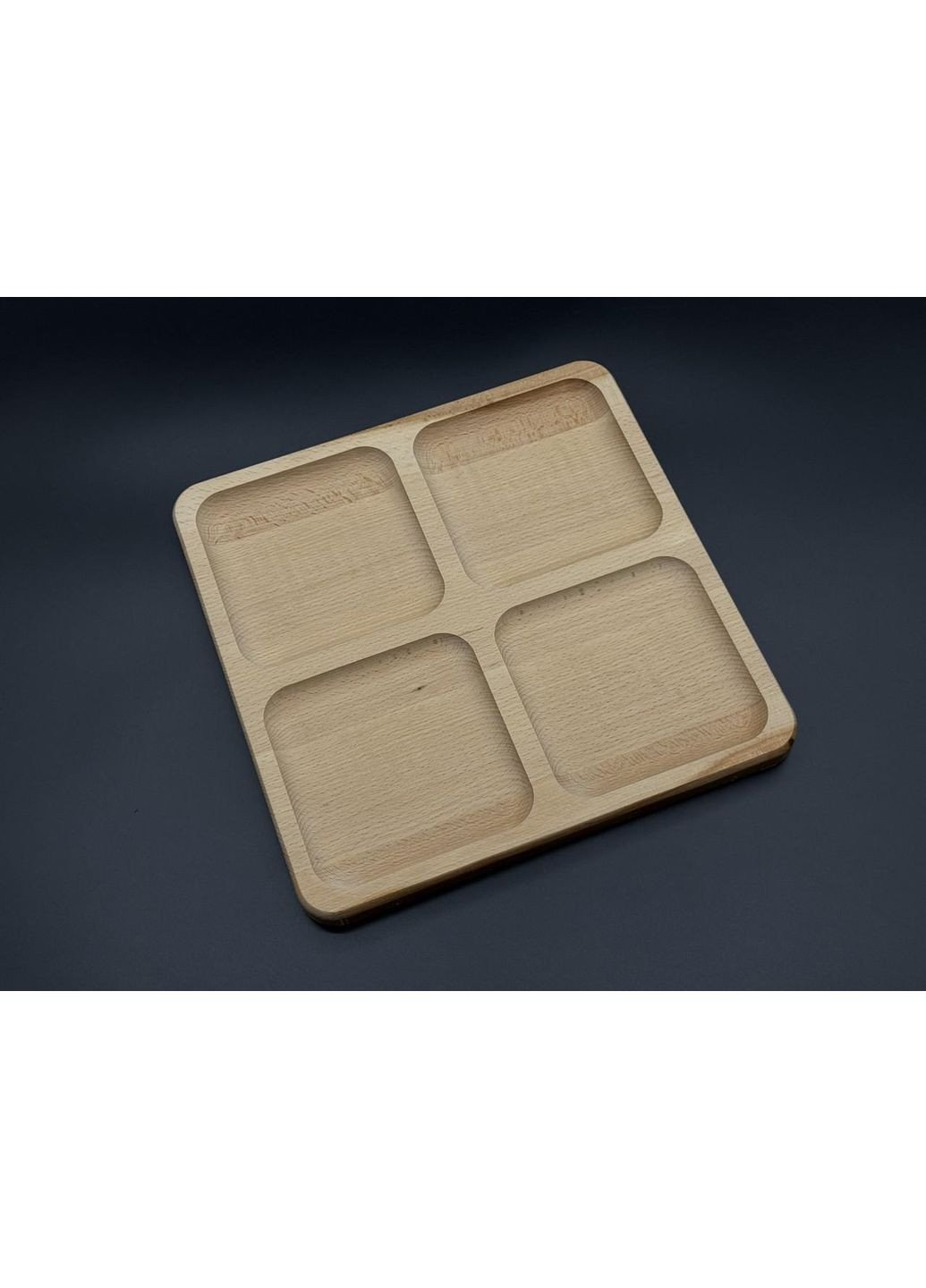 Менажниця піднос дерев'яна 27х27х2см (ман-55) HM furnitura (365248562)