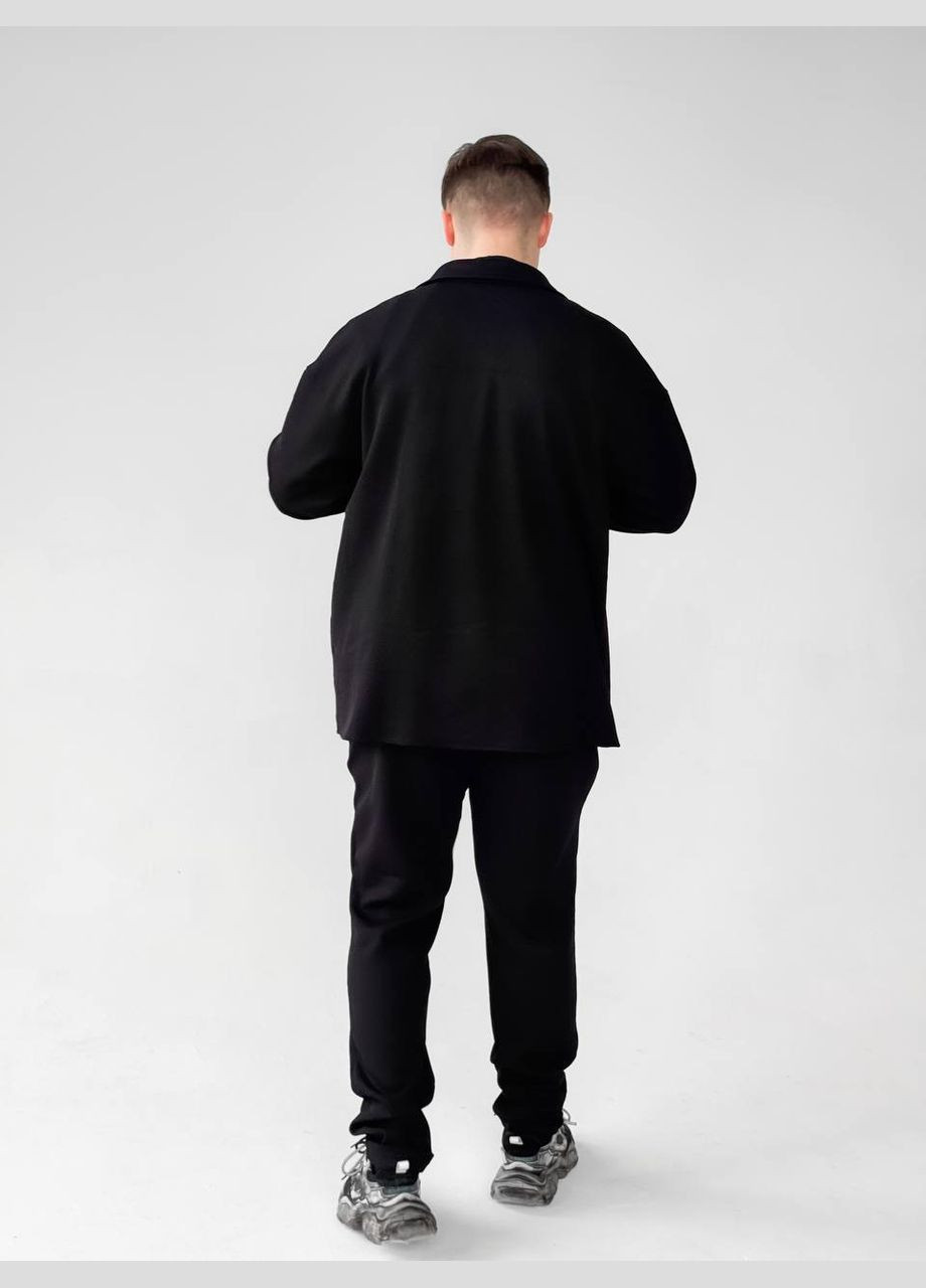 Черный демисезонный костюм черный No Brand