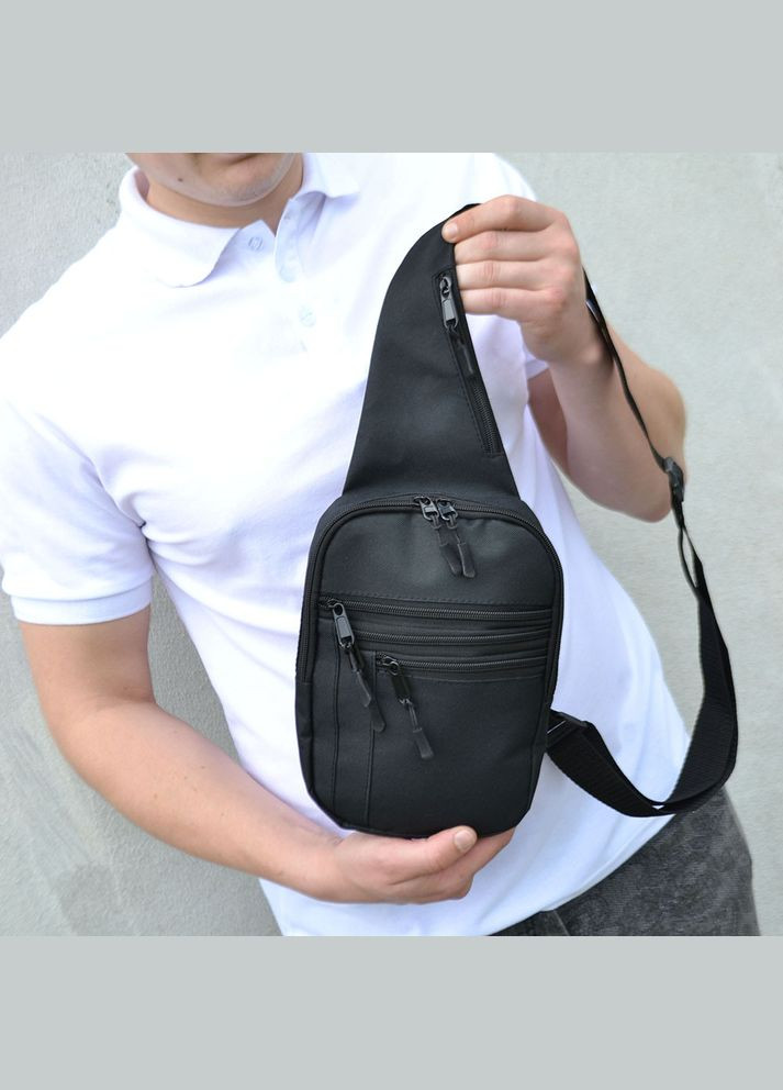 Якісна тактична сумка з кобурою, чоловіча сумка чорна з кордуру месенджер, тактичний месенджер No Brand (298566941)