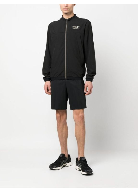 Черная ветровка ARMANI EA7