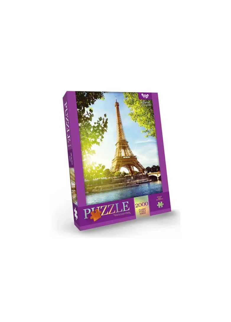 Настольная игра пазл классический 2000 элементов картон DANKO в ассортименте C2000-01-01,02,03,04...10 Danko Toys Паз2000 (370650647)