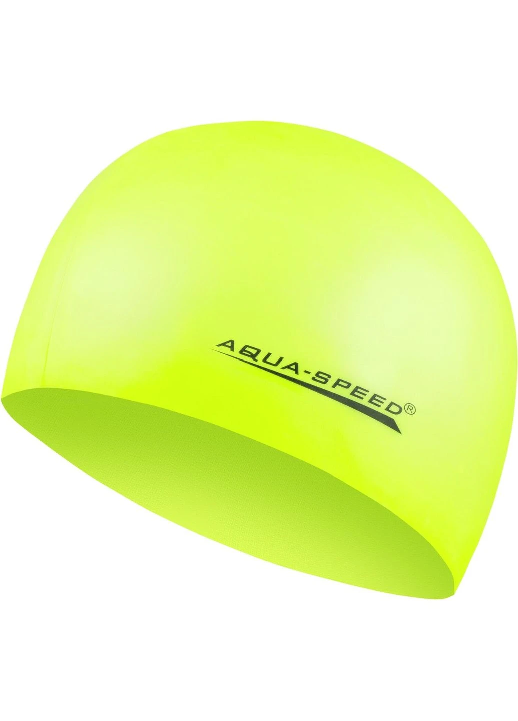Шапочка для плавания лимонная 100-18 Aqua Speed MEGA (401545414)