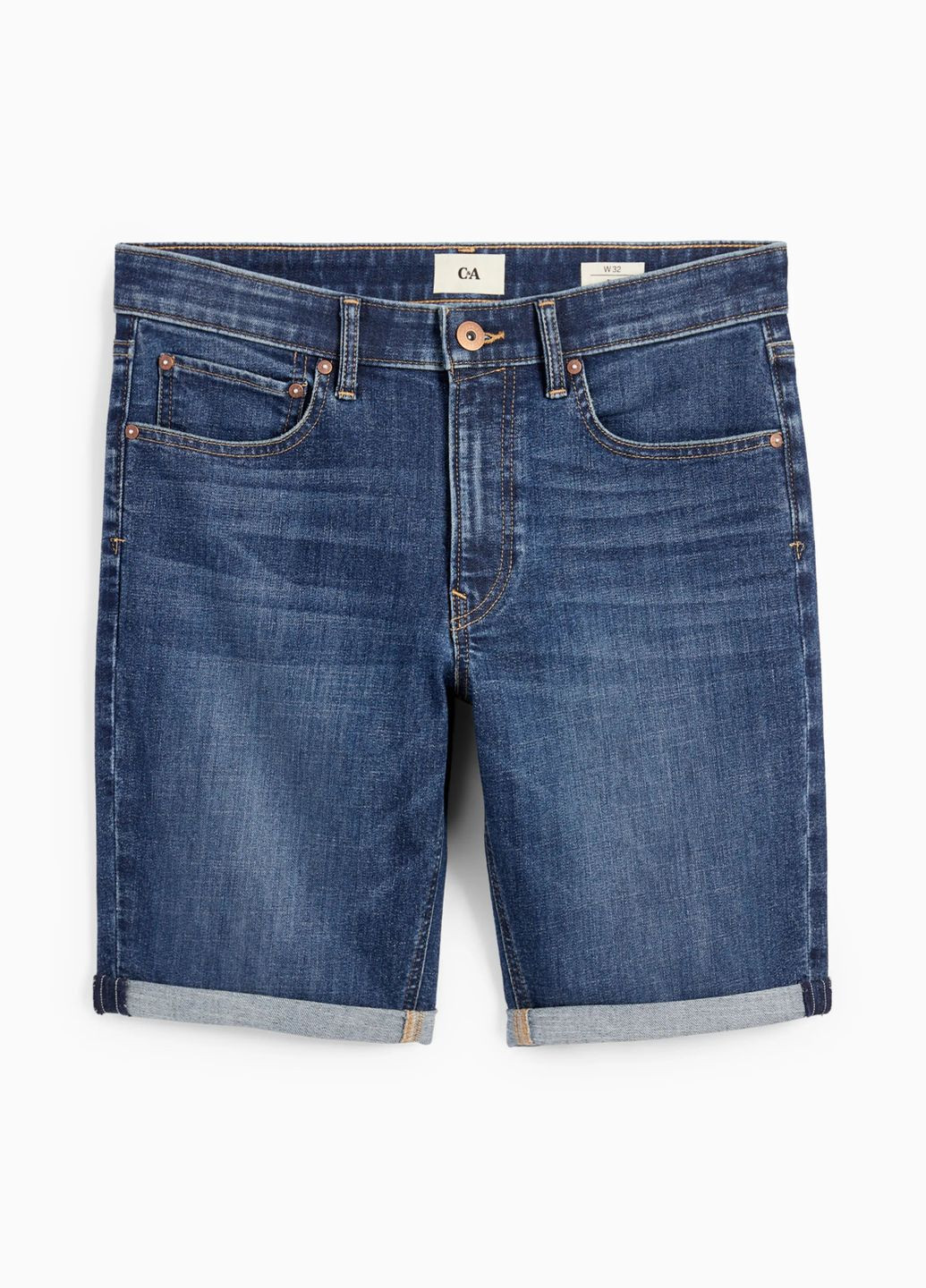 Джинсовые шорты slim C&A (329294736)