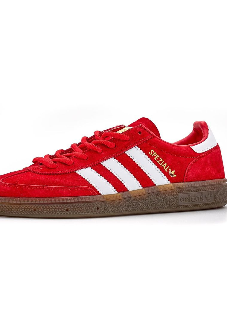Белые демисезонные кроссовки мужские adidas spezial red white адидас специал No Brand