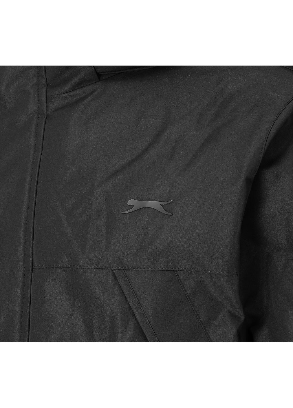 Черная куртка weather jacket mens black Slazenger