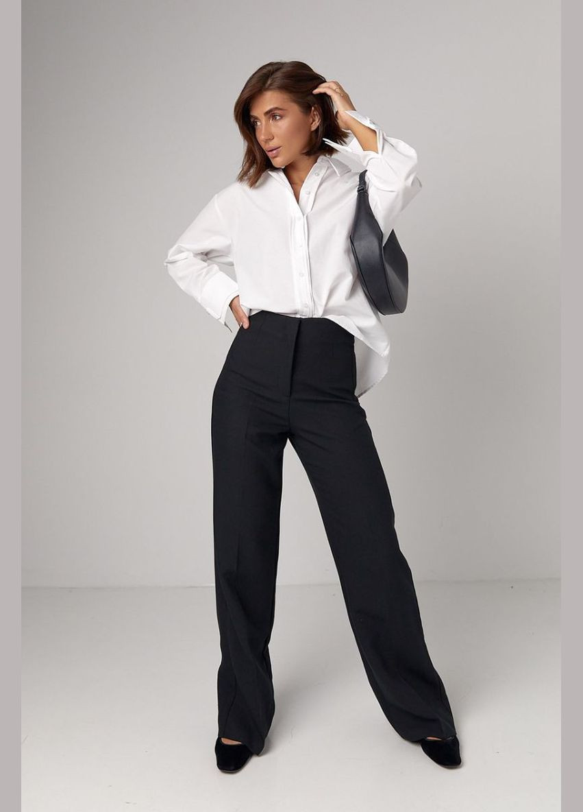 Класичні жіночі штани зі стрілками L12110 Lurex Брюки (305663283)