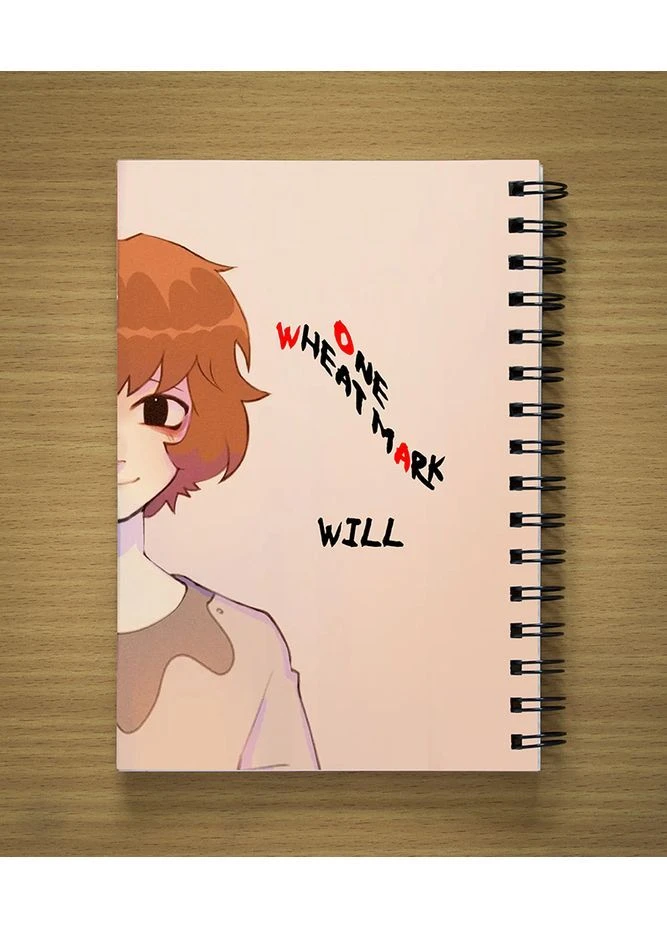 Блокнот Sketchbook Скетчбук с принтом One Wheat Mark | Одна Пшеничная Марка #01 Kika (365858683)