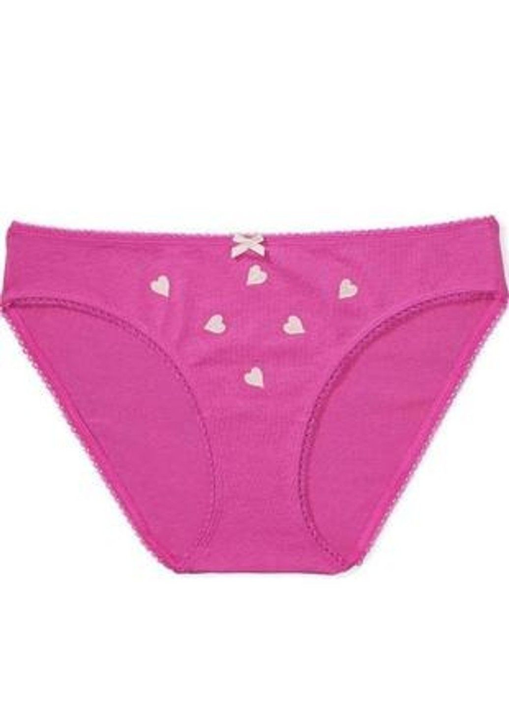 Бавовняні Трусики So Hot Pink Heart Cotton Stretch Waist Victoria's Secret (317788619)