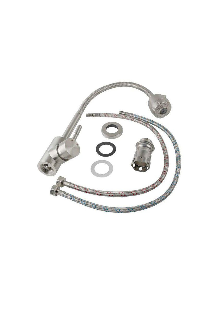 Смеситель кухонный гибкий BG6 (8611) Platinum (342072064)