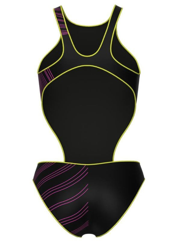 Чорний літній жіночий купальник one stream swimsuit (008953-560) розмір Arena