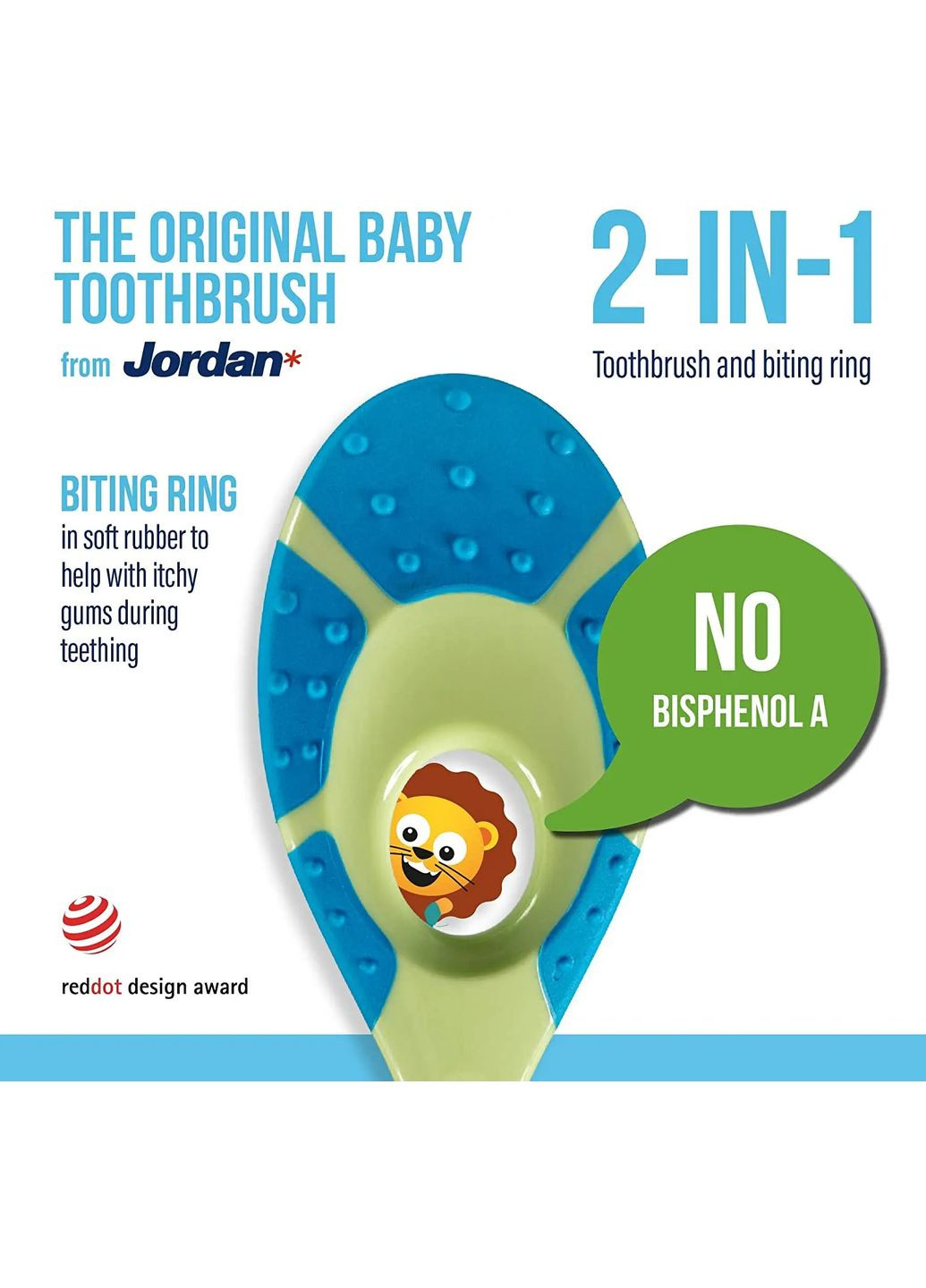 Дитяча зубна щітка Step By Step, 0-2 роки, екстрам'яка, фіолетовий із рожевим () Jordan 6220100 (328400148)