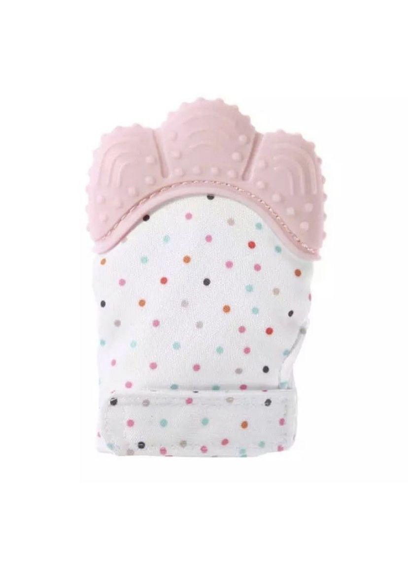 Прорезыватель для зубов PK-0119 Перчатка грызунок Розовая No Brand (327217583)