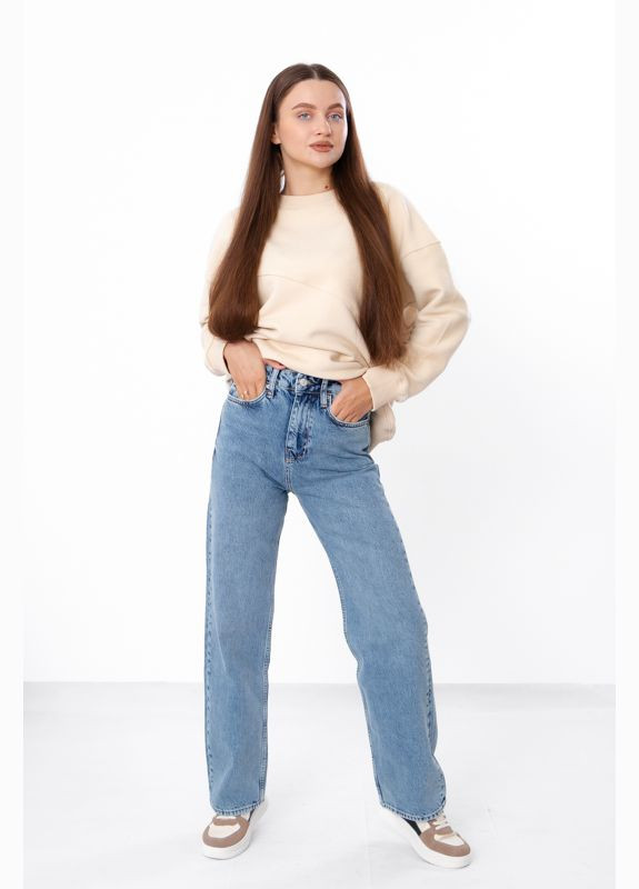 Голубая демисезонная джинсы женские (демисезон) (p-16119) Носи своє