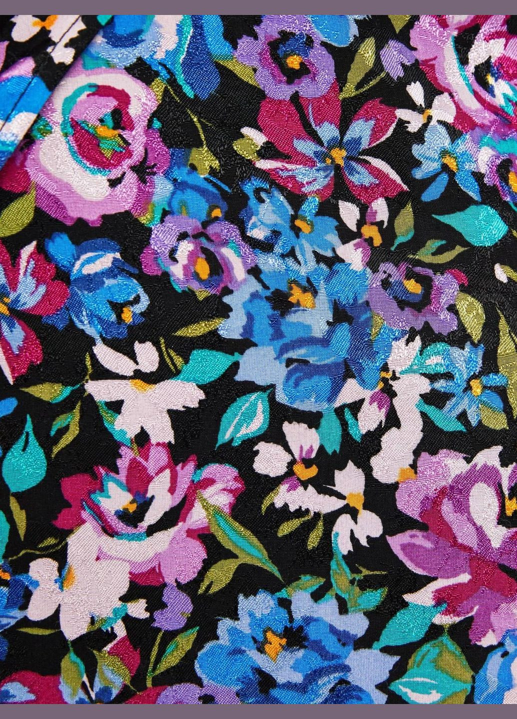 Разноцветная кэжуал однотонная юбка в цветочный принт Bershka