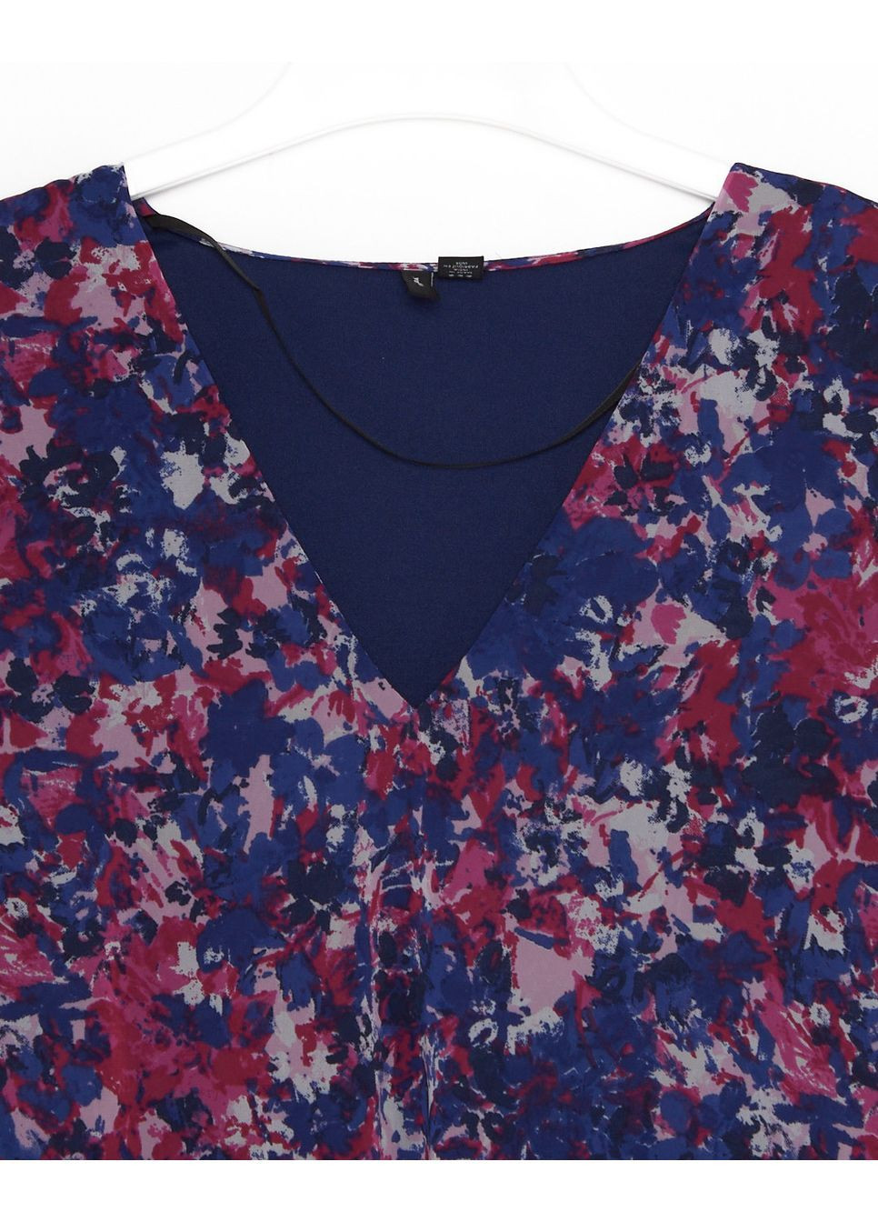 Синее платье демисезон,синий-розовый в узоры, Vero Moda