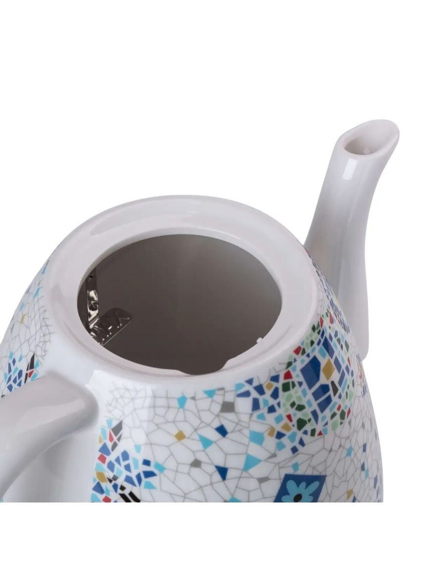 Электрочайник вращение на на 360° SK-09008 керамичный дисковый чайник 1.5л 1000Вт Мозайка Sokany (316214523)