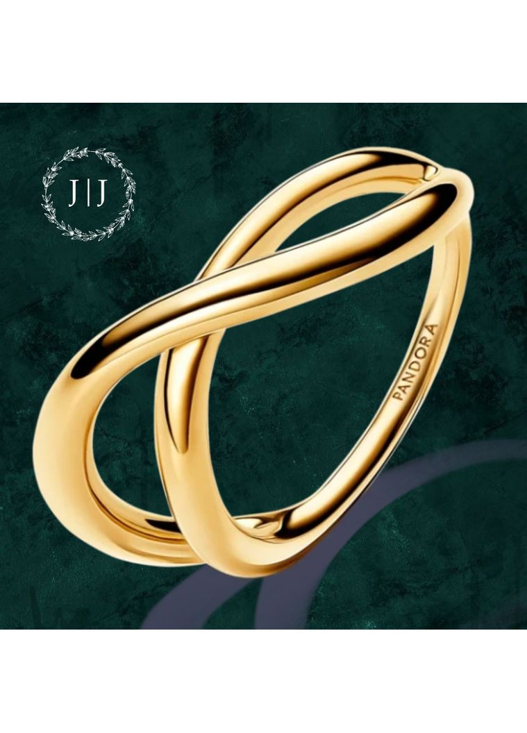 Срібна каблучка "Природна нескінченність" Пандора Pandora ME 163318C00 з покриттям 14к золотом 17 No Brand (362457533)