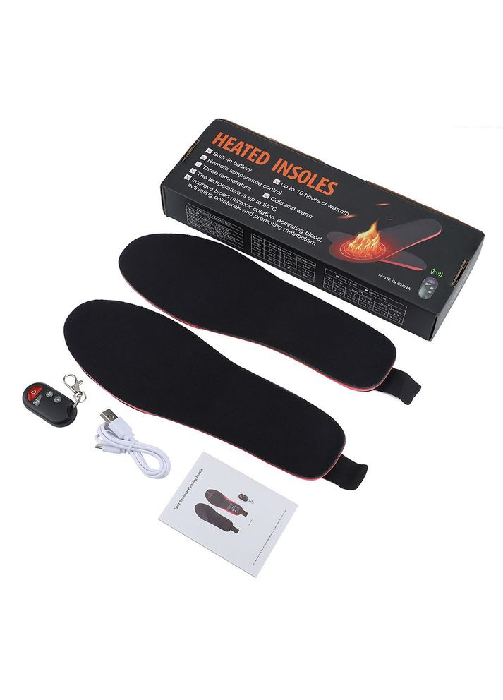 Устілки з підігрівом з вбудованим акумулятором та пультом керування р. чорний (М766069) No Brand (303925129)