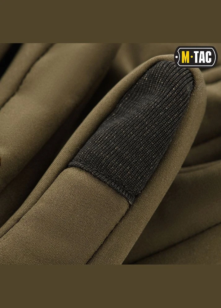 Перчатки демисезонные Soft Shell Olive M-TAC (325404619)