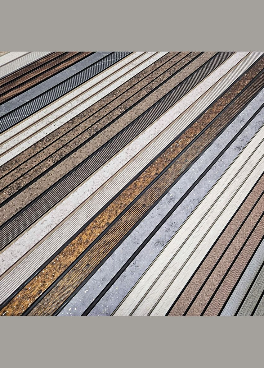 Рельс декоративный PS теплый каштан 2900х120х12мм SW-00001753 Sticker Wall (330019206)