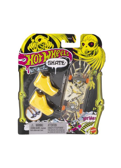 Скейт для пальчиков Tony Hawk Неон Radiant bones (HPG21/8) Hot Wheels (370255217)