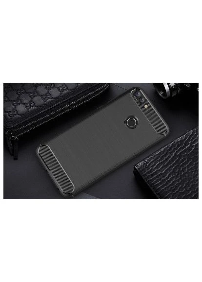 Чохол до мобільного телефона для Huawei Y7 Prime 2018 Carbon Fiber (Black) (LT-YP2018) Laudtec (400755293)