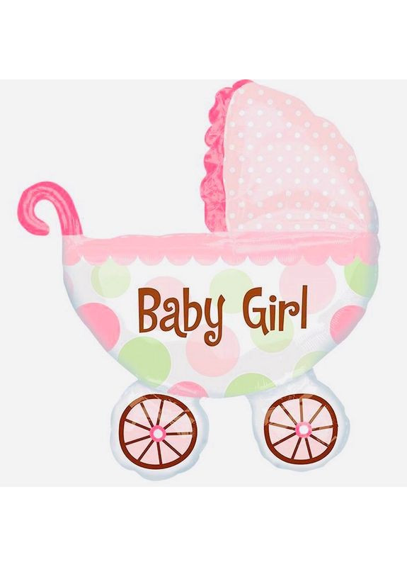 Куля фольгована "Коляска" 72x78 см для Baby Shower No Brand (365778387)