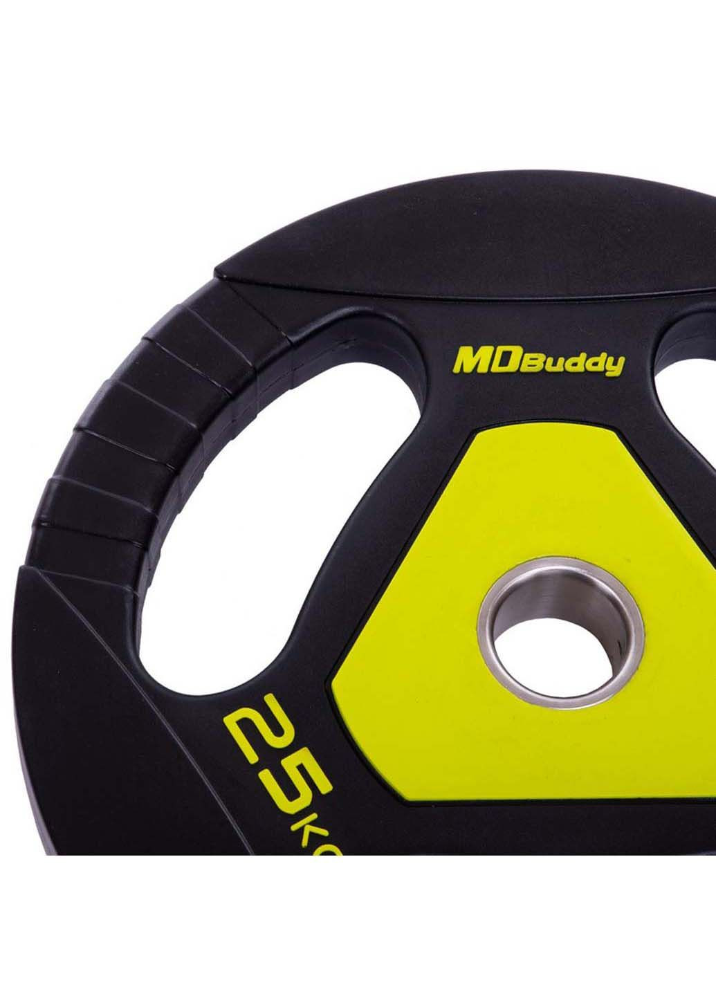 Блины диски полиуретановые TA-2677 25 кг MDbuddy (286043687)