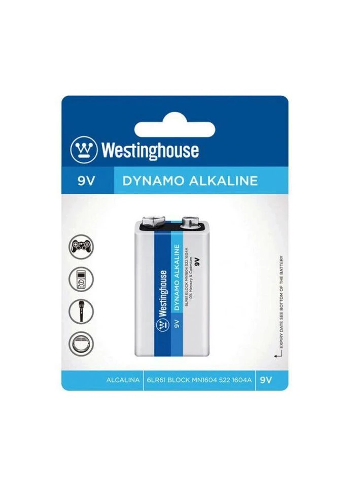 Батарейка Dynamo Alkaline 9V / 6LR61 Westinghouse (370779864)