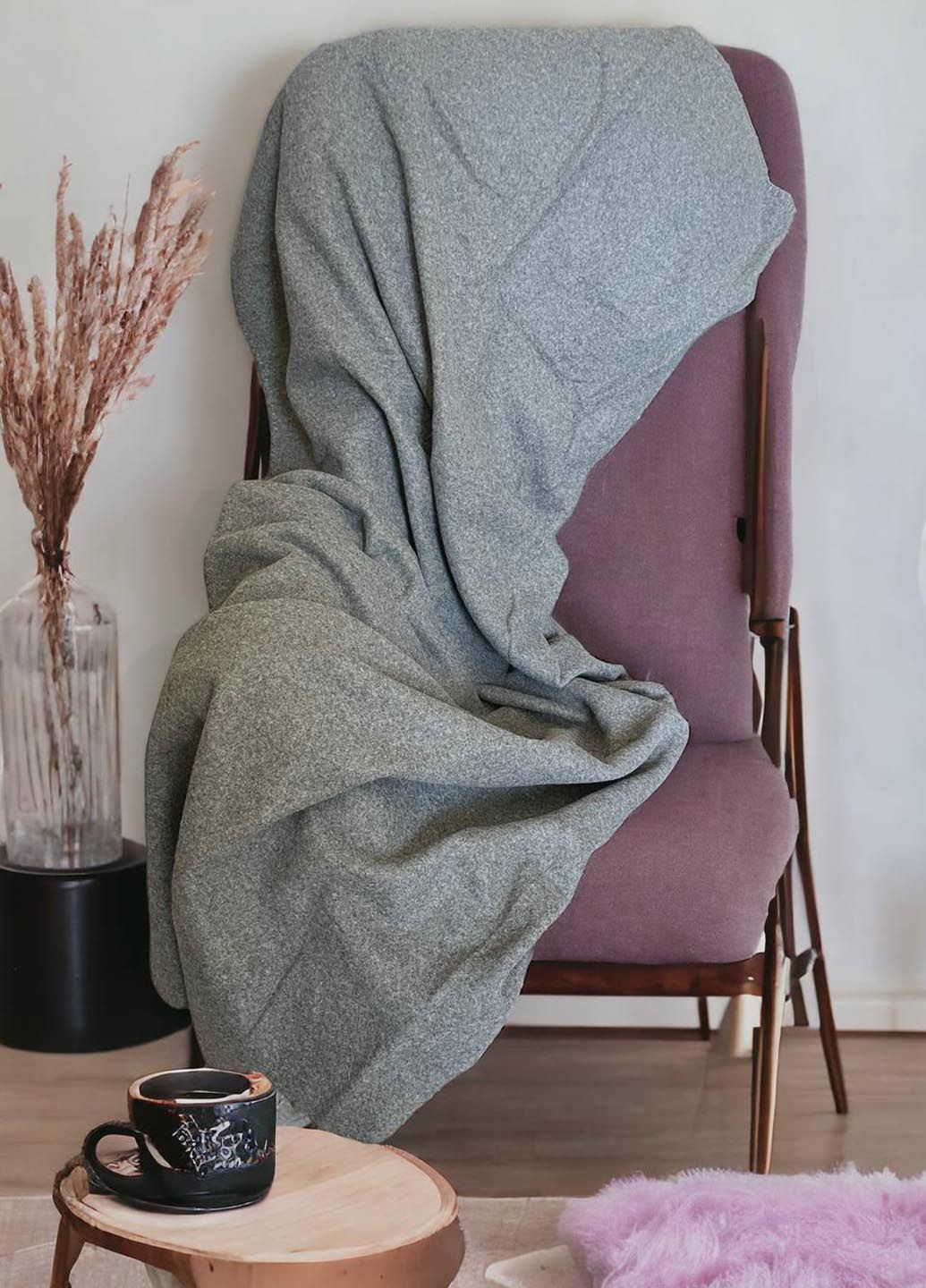 Покрывало флисовое однотонное 200х150 см. Homedec - (295058849)